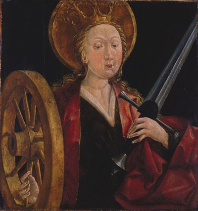 Saint Catherine of Alexandria by Friedrich Pacher